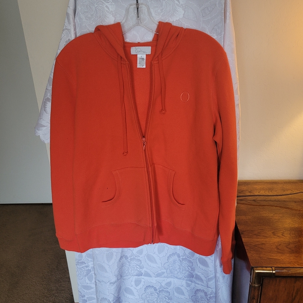 NEW OPRAH WINFREY ORANGE GORGEOUS SWEATSHIRT (308)